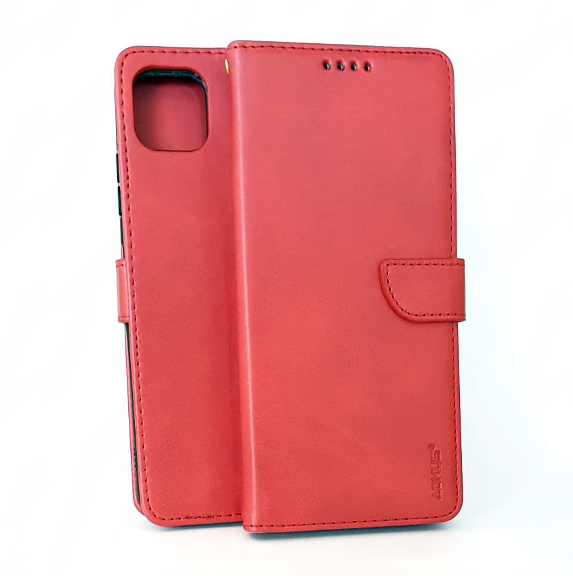 Samsung S10 Plus phone case wallet cover flip anti drop anti slip shockproof red