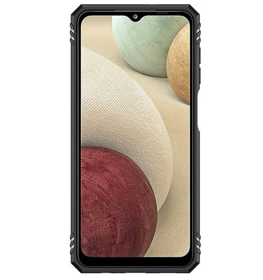 Samsung A12 phone case green ring armor anti drop shockproof rugged protective