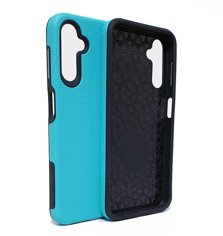 Samsung A14 5G 4G phone case anti drop anti slip shockproof rugged dotted mint green - My Store