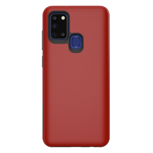 Samsung A21s phone case anti drop anti slip shockproof rugged dotted red
