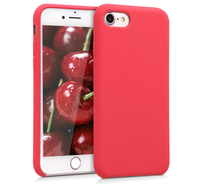 iPhone SE 2022 3rd gen / 7 / 8 / SE (2020) phone case Soft Flexible Rubber Protective Cover red - My Store