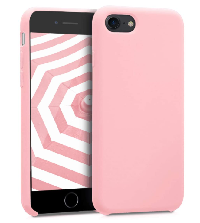 iPhone SE 2022 3rd gen / 7 / 8 / SE (2020) phone case Soft Flexible Rubber Protective Cover pink - My Store