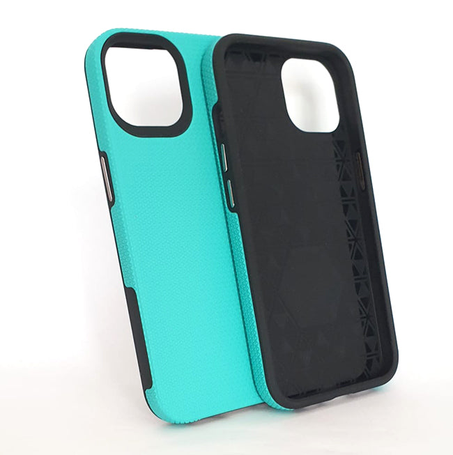 iPhone 13 phone case anti drop anti slip shockproof dotted mint green - My Store