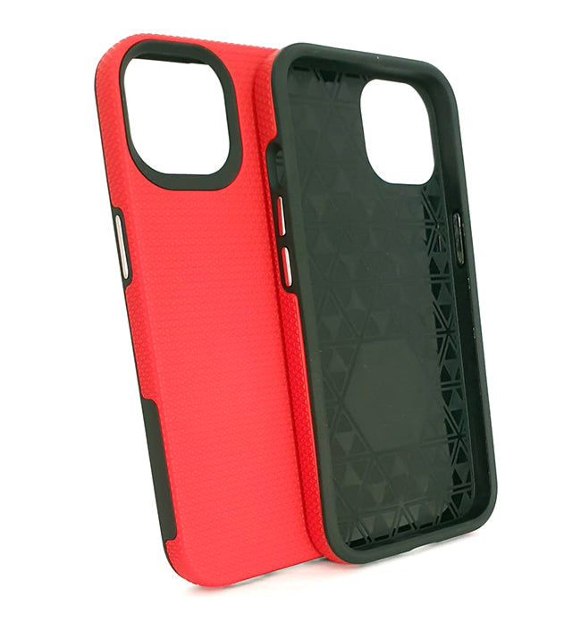 iPhone 13 phone case anti drop anti slip shockproof dotted red - My Store