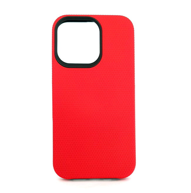 iPhone 13 pro phone case anti drop anti slip shockproof dotted red - My Store