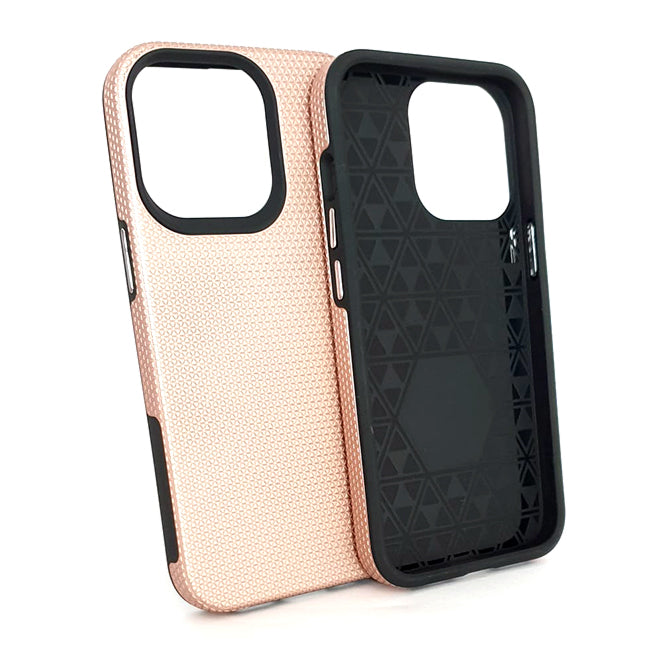 iPhone 13 pro phone case anti drop anti slip shockproof dotted rose - My Store