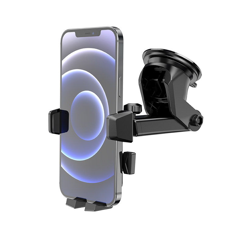 Hoco car phone holder suction cup dashboard window mount with 6.2 to 9.5cm wide clamp CA83