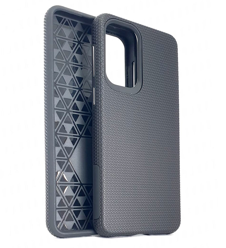 Samsung A33 5G phone case anti drop anti slip shockproof rugged dotted black - My Store