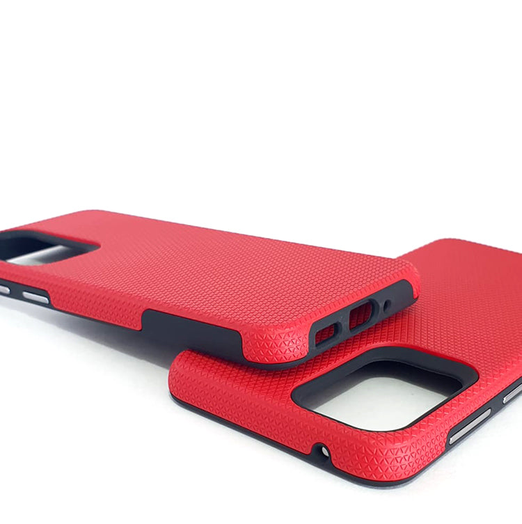 Samsung A33 5G phone case anti drop anti slip shockproof rugged dotted red - My Store