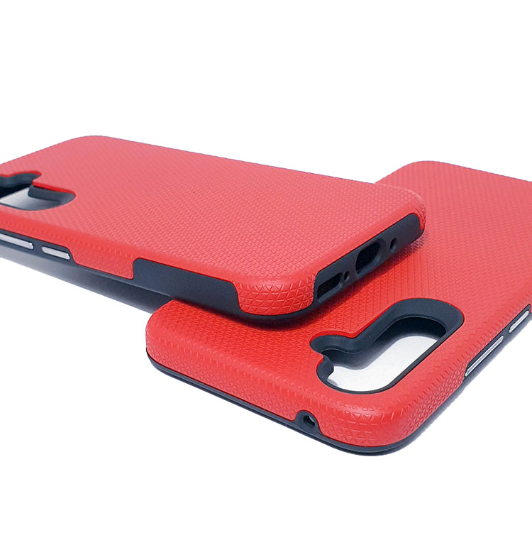 Samsung A34 5G phone case anti drop anti slip shockproof rugged dotted red - My Store