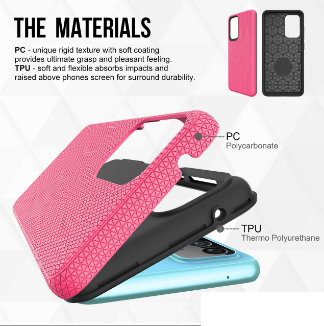 Samsung A52 A52s 5G / 4G phone case anti drop anti slip shockproof rugged dotted pink
