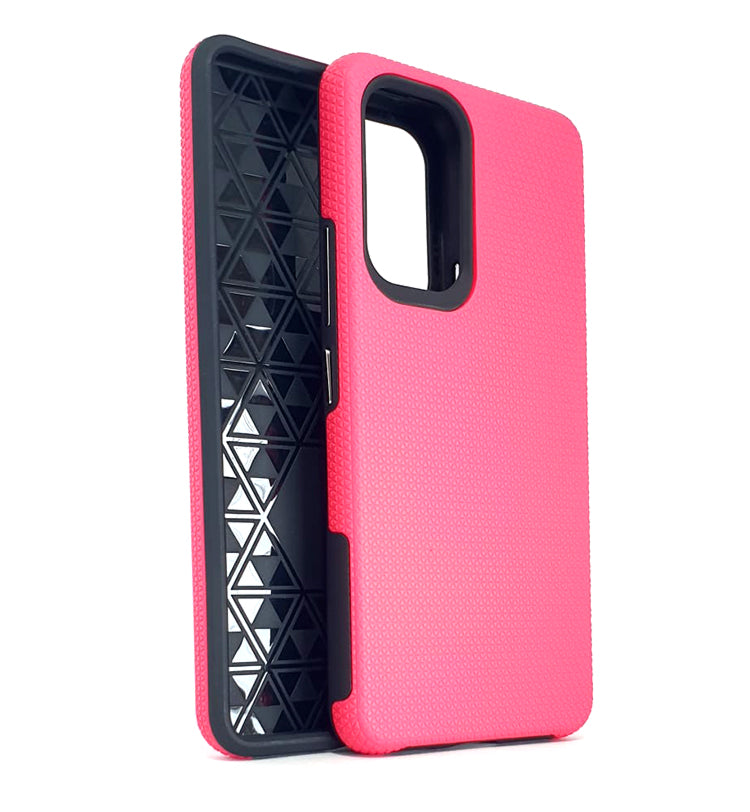 Samsung A53 5G phone case anti drop anti slip shockproof rugged dotted pink - My Store