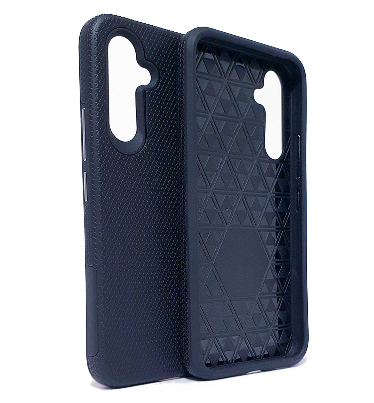 Samsung A54 5G phone case anti drop anti slip shockproof rugged dotted black - My Store