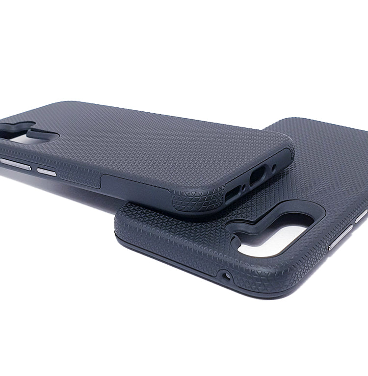 Samsung A54 5G phone case anti drop anti slip shockproof rugged dotted black - My Store