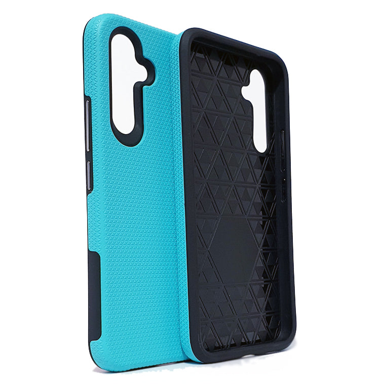 Samsung A54 5G phone case anti drop anti slip shockproof rugged dotted mint green - My Store