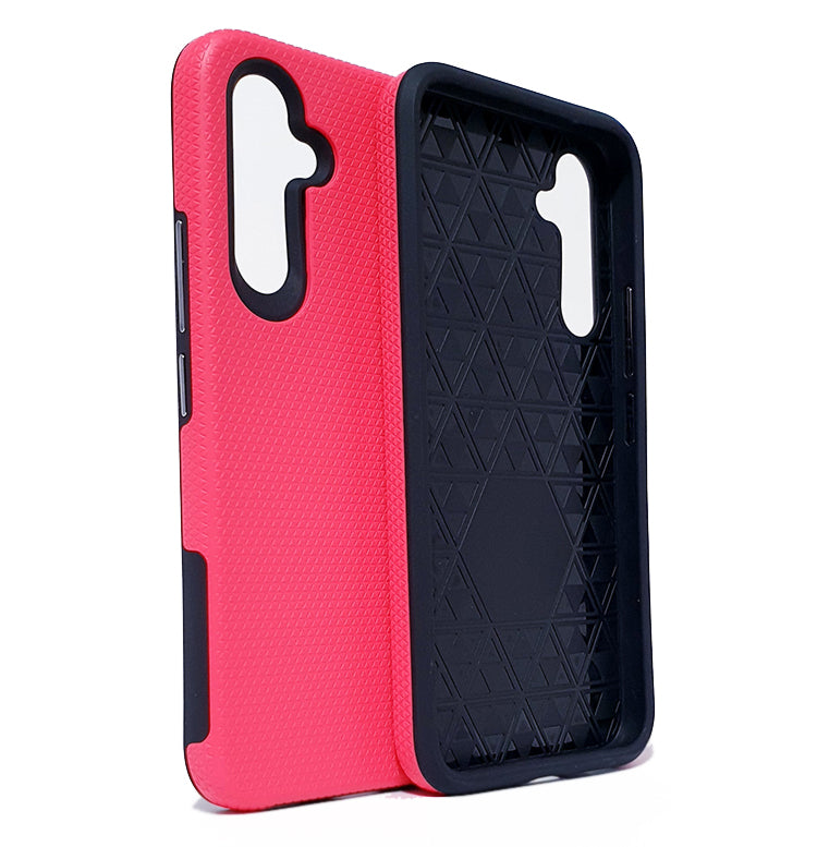 Samsung A54 5G phone case anti drop anti slip shockproof rugged dotted pink - My Store