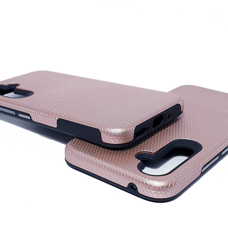 Samsung A54 5G phone case anti drop anti slip shockproof rugged dotted rose gold - My Store