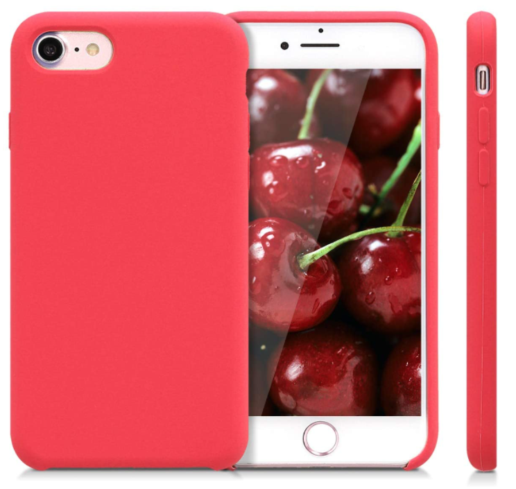 iPhone SE 2022 3rd gen / 7 / 8 / SE (2020) phone case Soft Flexible Rubber Protective Cover red - My Store