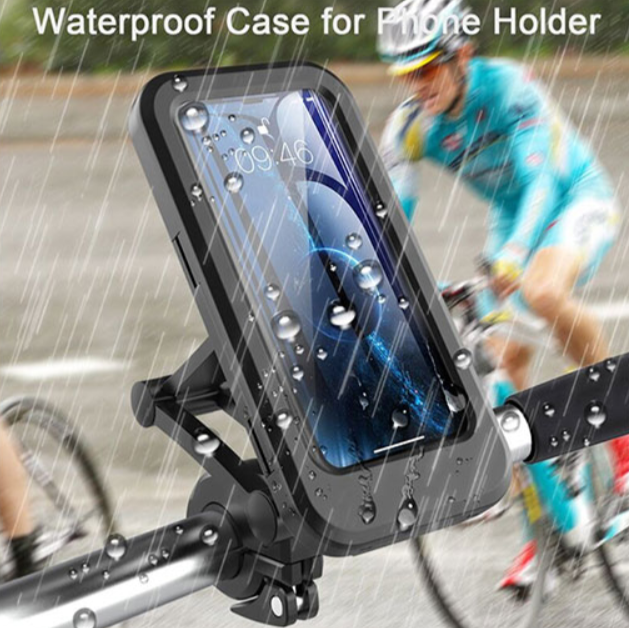 Bicycle motorbike Handlebar Phone Holder Waterproof Box Mobile Phone Holder Universal