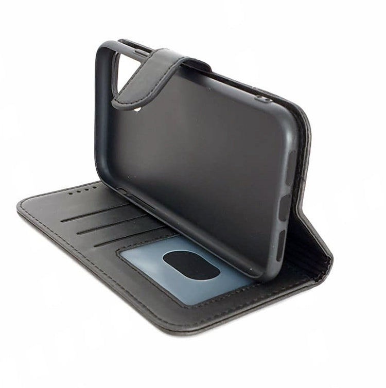 iPhone 11 phone case wallet cover flip anti drop anti slip shockproof black - My Store