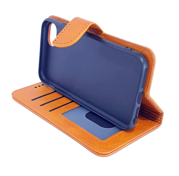 iPhone SE 2022 3rd gen /7/8/SE 2020 phone case wallet cover flip anti drop anti slip shockproof brown - My Store