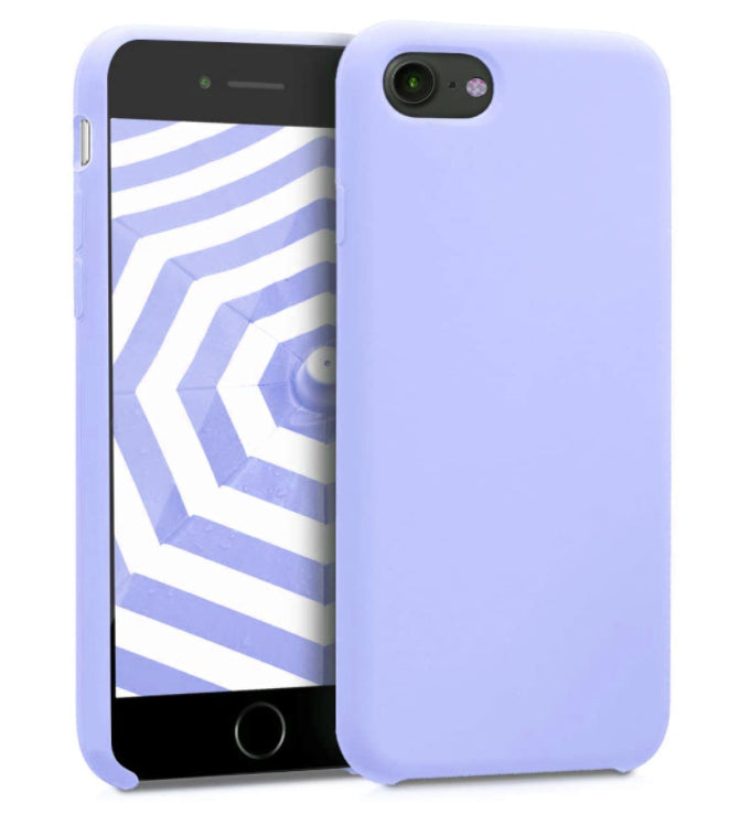 iPhone SE 2022 3rd gen / 7 / 8 / SE 2020 phone case Soft Flexible Rubber Protective Cover light blue - My Store